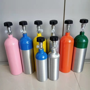 ISO7866 Standard 2L CO2 serbatoio <span class=keywords><strong>per</strong></span> <span class=keywords><strong>acqua</strong></span> gassata e bevanda anidride carbonica cilindro in alluminio - Product Image 1