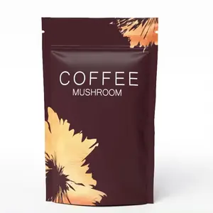 Polvo de café de mezcla de setas orgánicas instantáneas árabes Reishi Lions Mane Mushroom Coffee Etiqueta privada Ryze 10 Mushroom Coffee