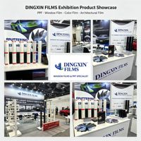 Film teinté pour vitres de voiture DINGXIN OEM TOP-05 par pulvérisation, 2 mil, 1,52*30m, 5%±1% VLT, 99% de rejet UV, 99% de rejet IR
