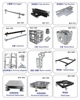 Metruss Stage Line Array Truss Tower Iluminación de escenario Truss Lift Tower Altavoz Truss Lift System