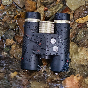 Asika bebe10 x 42 lazer telemetre yetişkin çatı dürbün teleskop su geçirmez IPX7 FMC HD BAK4 6.4 alan görünümü 1 yıl garanti - Product Image 5