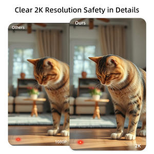 4MP HD Video, Çift Yönlü Ses, Gece Görüşü ve <span class=keywords><strong>WiFi</strong></span> Bağlantılı Yapay Zeka Destekli Otomatik Takipli Evcil Hayvan Kamerası - Product Image 6