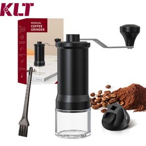 เครื่องบดกาแฟแบบพกพาขนาดเล็ก ราคาประหยัด ทำจากพลาสติก ABS แบบคลาสสิก ปรับระดับได้ ใช้ใบมีดบดแบบ Burr - Product Image 1