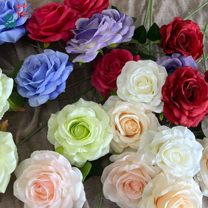 Roses artificielles en soie Sunshine pour décoration de mariage, arche, allée, scène, mur de fleurs - Product Image 4