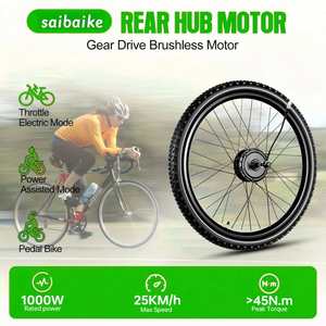 60V 350W-2000W Ebike Conversion Kit Rear Wheel Brushless <b>Hub</b> Motor Stainless Steel UK Warehouse Ready Stock Deluxe Set LCD 22N - Product Image 5