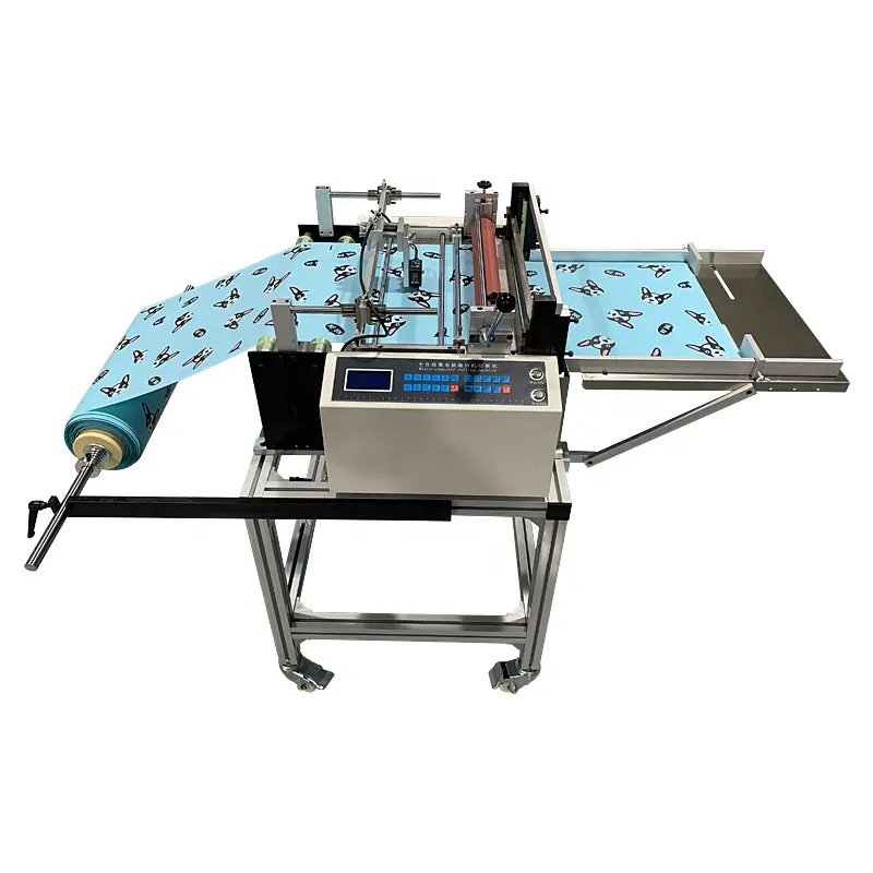 Fully Automatic Paper Roll To Sheet Cutter Machine Plastic Film PVC PE Computer Roll To Sheet Cutting Machine