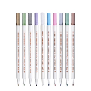 Pennarelli Artistici Giapponesi STA con Punta Fine, 10 Colori Metallici, Confezione Sfusa per Studenti nella Categoria Marcatori Artistici - Product Image 1