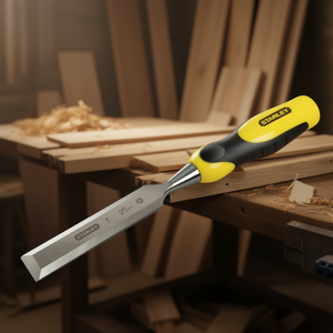 Cincel para madera Stanley de 25 mm con mango ergonómico para carpintería - Product Image 3