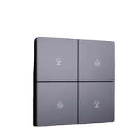 Interrupteurs muraux intelligents, interrupteurs intelligents WiFi, interrupteurs de lumière intelligents pour la maison intelligente, Zigbee pour hôtel, bureau, appartement