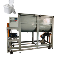 Mélangeur à ruban horizontal poudre alimentaire sel farine haricots mélangeur d'épices avec convoyeur à vis mélange Machine à emballer 100L ~ 20000L