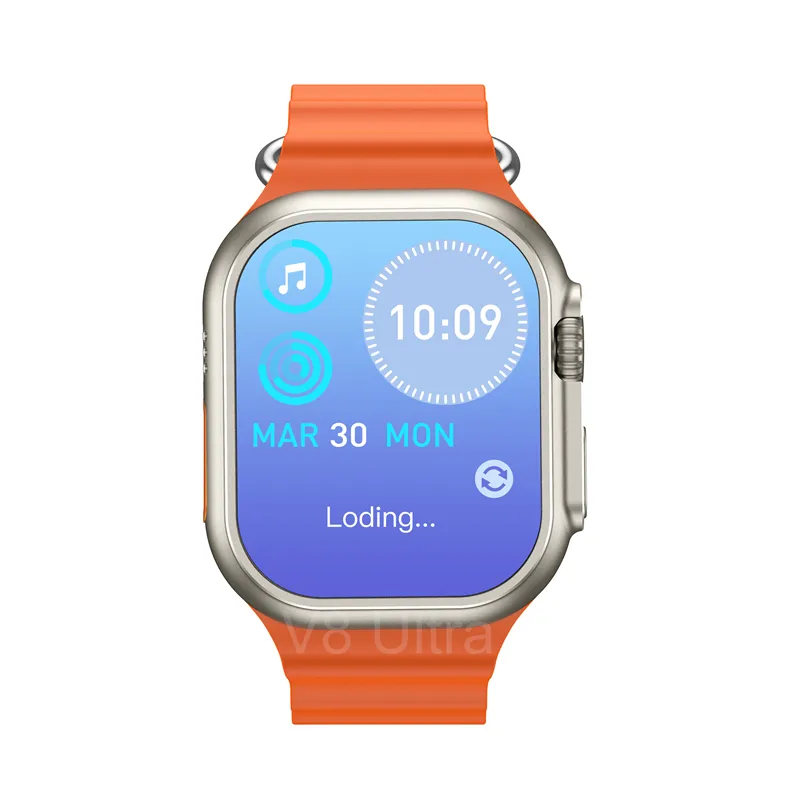 2023 V8 SmartWatch Series 8 Ultra Men Smart Watch NFC body temperature blood sugar SOS Waterproof Women sport watch PK HW8 DT8