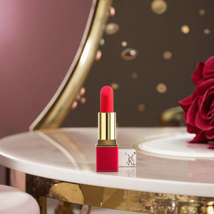 Jolly Space vendeur chaud femmes interactif vagin jouet <span class=keywords><strong>rouge</strong></span> à lèvres conception 10 fréquence Silicone vibrateur stimulant boule de Kegel - Product Image 2