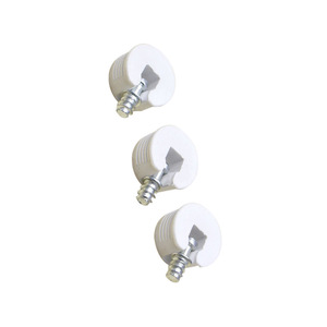 Connecteur de tablette de rangement blanc deux-en-un pour meubles, idéal pour l'âge de prospérité et la noblesse - Product Image 2