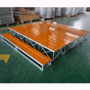 Escenario portátil modular de aluminio de alta calidad para bodas al aire libre - Product Image 1