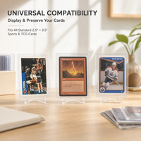 Vente en gros de protège-cartes rigides transparents 3x4 de 35 points pour cartes à collectionner, cartes de baseball, cartes sportives, cartes TCG, pour collectionneurs, fabricant