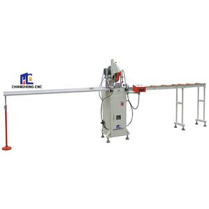 Kinh Tế Hiệu Quả Cửa Cửa Sổ Sản Xuất Máy Duy Nhất Xiên Cắt Saw Cho PVC Nhôm Thành Phần Lõi-Động Cơ PLC - Product Image 1