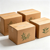 Boîtes d'emballage en carton pour thé, personnalisées et imprimées, imperméables, en carton kraft ondulé, pour aliments