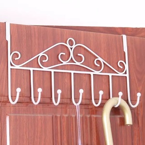 Crochets de <span class=keywords><strong>porte</strong></span> bon marché, <span class=keywords><strong>porte</strong></span>-serviettes pour salle de bain, vente chaude cuisine au-dessus de la <span class=keywords><strong>porte</strong></span> cintre 7 crochets - Product Image 2