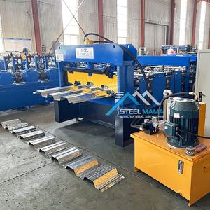 Machine de plancher de pont en métal en acier galvanisé d'épaisseur entièrement automatique populaire en Irak avec nervures de gaufrage - Product Image 3