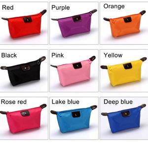 Eco Friendly Cosmetic Bag Women Private Label Custom Make up Bag & <b>Cases</b> Zipper Nylon <b>Makeup</b> Bag Cosmetic With Personal Logo - Product Image 5