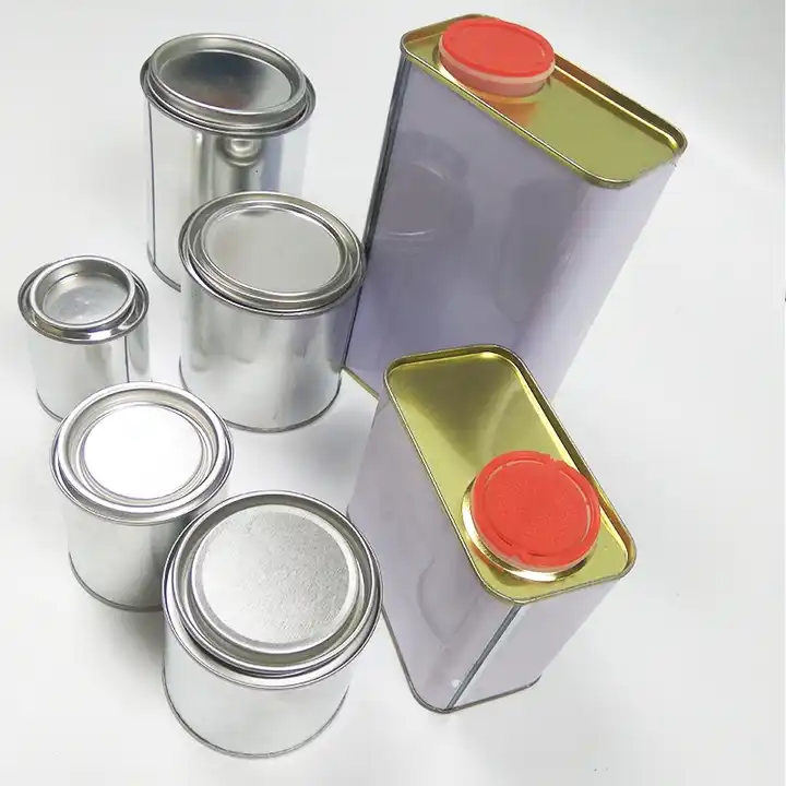 Tin boxes - 500ml screw top metal tins