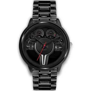 Benutzerdefinierte Uhr Gesicht Edelstahl Mann Sport Uhren Custom Design Rim Wagen Rad Uhren reloj OEM