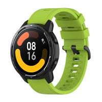 Bracelet de montre sport en silicone respirant et réglable de 20 mm 22 mm pour Watch 2 S4 S3 S2 S1 Redmi Watch 5 Active/Lite Orange Blanc