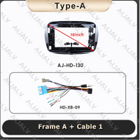 Kit de Marco de Radio para Coche con Cableado para Edix FRV 2004-2009, Unidad Principal Android DSP GPS de 10 Pulgadas, Doble DIN, Negro UV