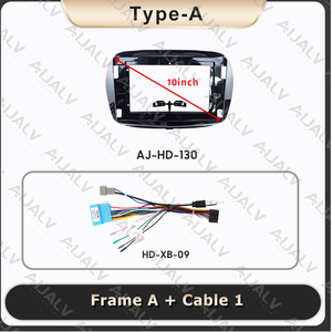 Kit de Marco de Radio para Coche con Cable para <span class=keywords><strong>Honda</strong></span> Edix <span class=keywords><strong>FRV</strong></span> 2004-2009, Unidad Principal Android de 10 Pulgadas, Doble DIN, Negro UV - Product Image 4