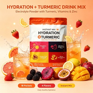 LuvVita Mezcla de Frutas Naturales para Adultos, Hidratación, Cúrcuma, <span class=keywords><strong>Vitamina</strong></span> C, <span class=keywords><strong>D</strong></span>, Zinc, Electrolitos en Polvo, Apoyo Inmunológico, Gestión de Energía, Salud - Product Image 1