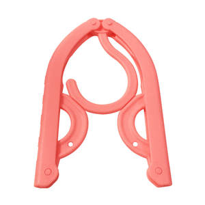 Colgador de ropa plegable, tendedero portátil compacto para viajes, para uso en el hogar, dormitorio, estudiantes, con clips - Product Image 1