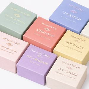 Boîte d'emballage cosmétique personnalisée, boîte en papier pliable pour crème pour le visage, papier couché, logo personnalisé, OEM ODM - Product Image 2