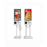 Restaurant Self Ordering Payment Kiosk Custom Desktop Self Service Checkout Machine Payment Kiosks with Receipt Printer