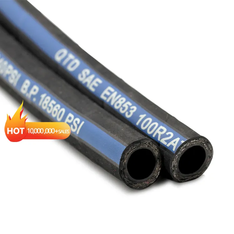 Factory Direct Hot Sale High Pressure SAE 2SN 1/4" Rubber Hydraulic Hose