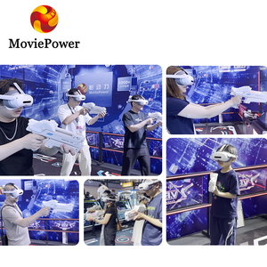 Realidad Virtual VR <span class=keywords><strong>Super</strong></span> Arena, Configuración de Juego Multijugador en Interiores para el Hogar y Guarderías, 2-6 Jugadores, Arcade de Tiro VR - Product Image 3