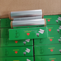 Rouleau d'emballage pour narguilé Shisha 40 microns en aluminium pour narguilé Shisha et encens brûlant