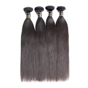 Mechones de cabello humano peruano y brasileño, cabello liso, virgen, 10A, 100% - Product Image 4