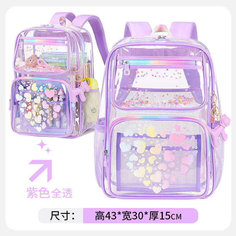 Le violet est entièrement transparent