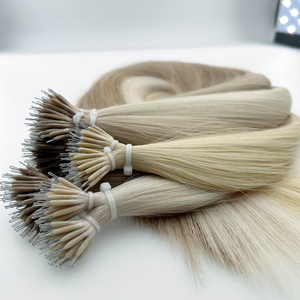 Nano Tip Prebonded Micro Ring Super Double Drawn Remy Extensiones de cabello humano 22 pulgadas Leer Stock Entrega rápida - Product Image 1