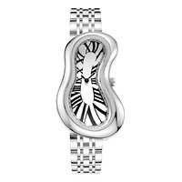 Montre à quartz vintage au design unique Y2K décontracté à la mode en gros, montre à bracelet unisexe pour homme et femme, chiffres romains