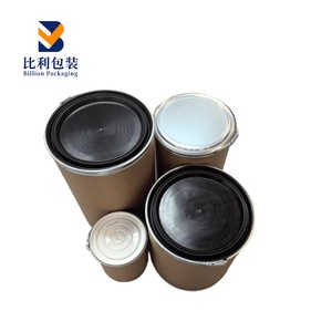Seau en carton de cuir de <span class=keywords><strong>vachette</strong></span> recyclable et écologique, grand diamètre, en carton kraft, fibre, hermétique, antirouille pour - Product Image 3