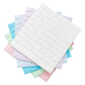 Bóc Và Dán Tường Sticker Tự Dính Tấm Ván Tường XPE 3D Bọt Hình Nền - Product Image 1