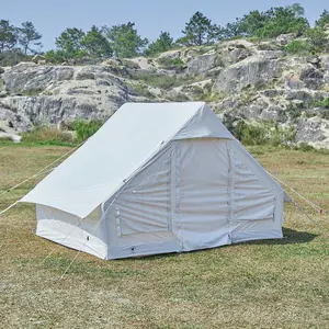Large Space Cotton Canvas Inflatable Tent Emergency Shelters House for Events for Camping Air Tent with Large Space