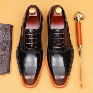 High Quality Breathable Lightweight Lace-up Walking <b>Shoes</b> Men's Autumn Winter Leather <b>Waterproof</b> Soft Comfortable Anti <b>Slip</b> - Product Image 3
