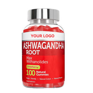 Gomitas Naturales con 50 Porciones por Botella, con Raíz de Ashwagandha de Alta Potencia de 1500 mg y Contenido de Withanólidos Estándar - Product Image 1