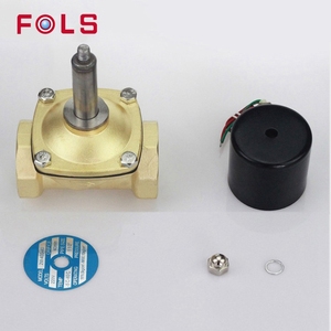 Válvula Solenoide Neumática de Control de Acción Directa DN50 de 2 Pulgadas 2W-500-50 Normalmente Cerrada de Latón AC220V DC12V DC24V - Product Image 6
