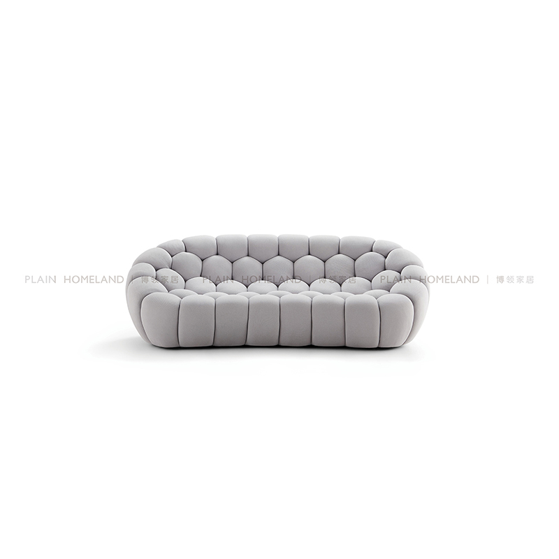 Modern Luxury Sofa Living Room Furniture Bubble Sofa European Style Round Tufted Floor Sofa Living Room