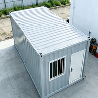 Maison conteneur modulaire préfabriquée, démontable, étanche, de taille standard 20 pieds