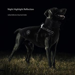 Rompi hangat katun berbantalan untuk anjing, pakaian musim dingin warna cerah dengan kancing traksi sabuk, rompi hangat untuk anjing kecil sedang - Product Image 5