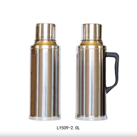 Termo de vacío ecológico moderno de doble pared, termo de plástico de 24 horas, termo térmico al vacío de 2L y 3,2 L